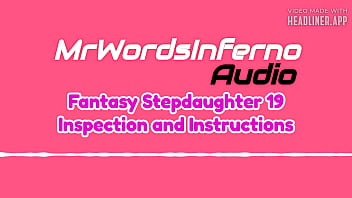 Audio m4f fantasy stepdaughter inspection and instruction