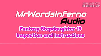 Audio m4f fantasy stepdaughter inspection and instruction