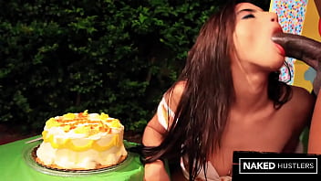 Petite latina getting her spanish pussy stuffed like an empanada