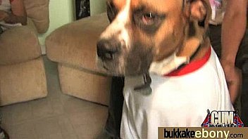 Black pornstar debut bukkake 12