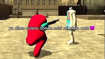 Amongus con culote esta desesperado por una verga