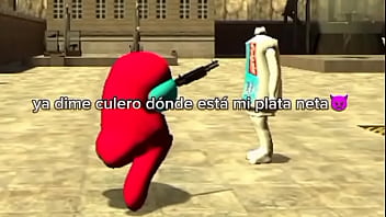 Amongus con culote esta desesperado por una verga