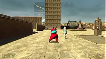 Amongus con culote esta desesperado por una verga