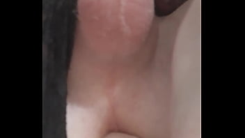 Tgirl Whore Masturbates Ass With Huge Dildo thumbnail