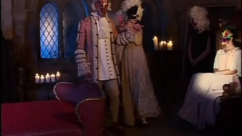 Great orgy in mask