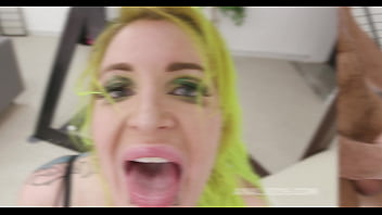 I love to be submitted before a double anal gangbang and cum swallow