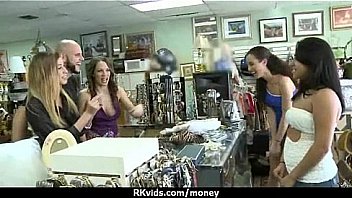 Tight teen fucks a man in front of the camera for cash 12