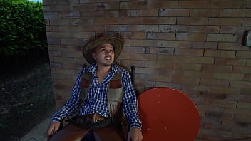 Submissive cowboy gets fucked by two horny big assed girls tommy miller