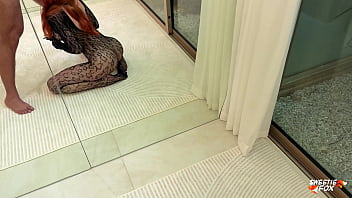 Redhead beauty in fishnet bodystocking passionate fucking on the floor till cum on ass sweetie fox Redhead beauty in fishnet bodystocking passionate fucking on the floor till cum on ass sweetie fox