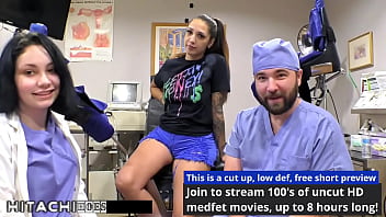 Human guinea pig gets mandatory hitachi orgasms from nurse lenna lux stefania mafra