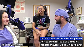 Human guinea pig gets mandatory hitachi orgasms from nurse lenna lux stefania mafra