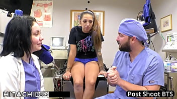 Human guinea pig gets mandatory hitachi orgasms from nurse lenna lux stefania mafra