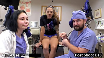 Human guinea pig gets mandatory hitachi orgasms from nurse lenna lux stefania mafra