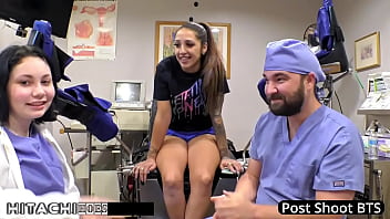 Human guinea pig gets mandatory hitachi orgasms from nurse lenna lux stefania mafra