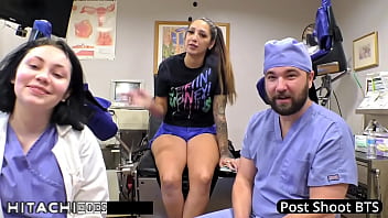 Human guinea pig gets mandatory hitachi orgasms from nurse lenna lux stefania mafra