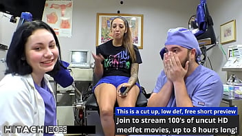 Human guinea pig gets mandatory hitachi orgasms from nurse lenna lux stefania mafra