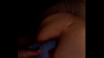 Shoving big blue dick in that tight ass