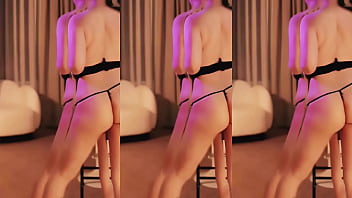 这身材真挺震撼的 丁字蕾丝露内 诱惑开腿舞蹈