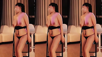 这身材真挺震撼的 丁字蕾丝露内 诱惑开腿舞蹈