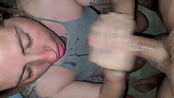 Deepthroat deep anal and pussy