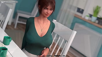 Summer heat by naughty fox games sneaky quiet sex with huge boobs stepsis while stepmom is in the other room