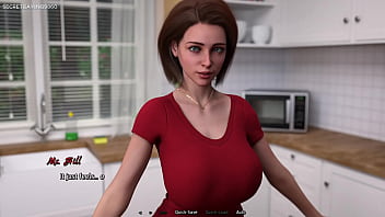 Summer heat by naughty fox games sneaky quiet sex with huge boobs stepsis while stepmom is in the other room