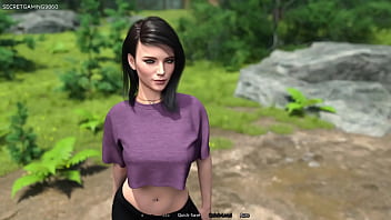 Summer heat by naughty fox games sneaky quiet sex with huge boobs stepsis while stepmom is in the other room