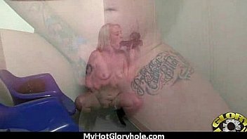 Gloryhole blowjob interracial 21