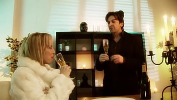 Diana plays with candles after he fucks her