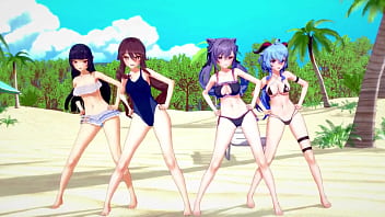 Genshin liyue 璃月 hentai mmd