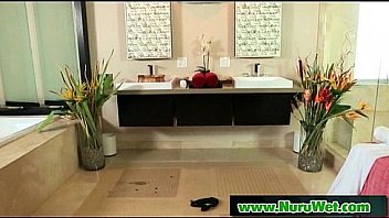 Nuru massage on air matress followed by sexy time 09