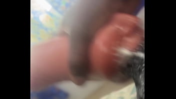 Huge thick black dick guy creams throat toy sneak peak