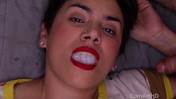 Compilaton n°12 from cum facials to cum swallow to literal cum icing she does it all