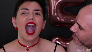 Compilaton n°12 from cum facials to cum swallow to literal cum icing she does it all