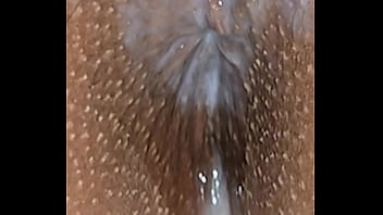 Panties on or off close up latina milf creampie