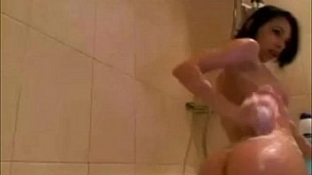 Brunette Teen Small Tits Shower Fun thumbnail