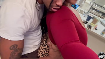 Latina bbw cums hard on lil d trailer