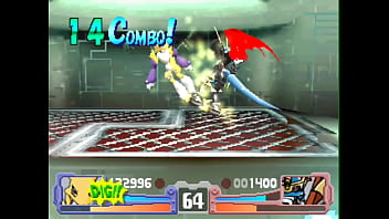 Playstation digimon rumble arena 2001 bandai renamon gameplay