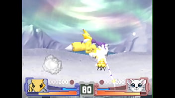 Playstation digimon rumble arena 2001 bandai renamon gameplay