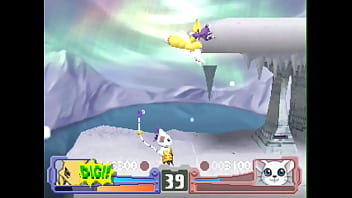 Playstation digimon rumble arena 2001 bandai renamon gameplay