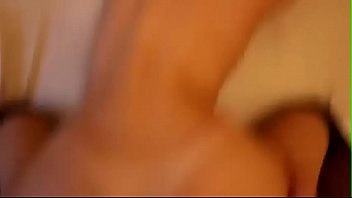 Back view of anal creampie