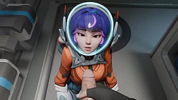 Overwatch girl sucks you off