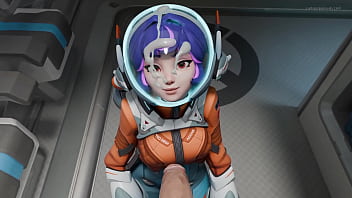 Overwatch girl sucks you off