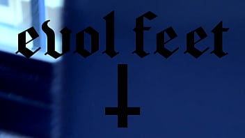 Beautiful mistress teasing with her long toes and wonderful feet