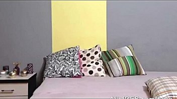 Busty babe making a home video