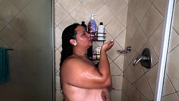 Big Tits Big Ass Bbw Taking A Hot Teasing Soapy Shower thumbnail