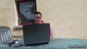 Natural Busty Brunette Amateur French Housewife Lucie Luke Caught Big Cock Guy Mathieu Jerking Off In The Garden Then He Pounds Her Trimmed Pussy thumbnail