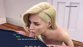 College kings aubrey & chloe giving blowjob to alex