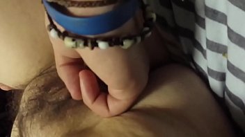 Horny girlfriend fuckin and stretching