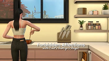 Hot threesome at the patio